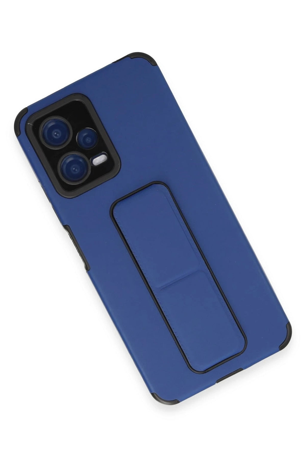 Mey İthalat® Poco X5 5G Kılıf Mega Standlı Silikon - Mavi