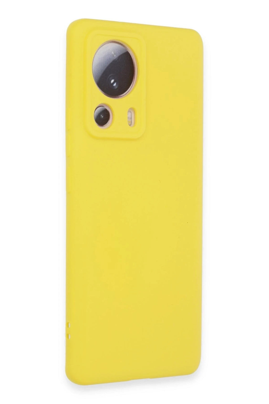 Mey İthalat® Mi 13 Lite Kılıf Nano içi Kadife Silikon - Sarı