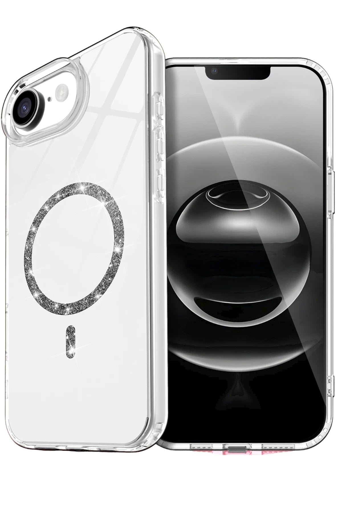 Mey İthalat® iPhone 16E Live Diamond Magsafe Kapak - Şeffaf