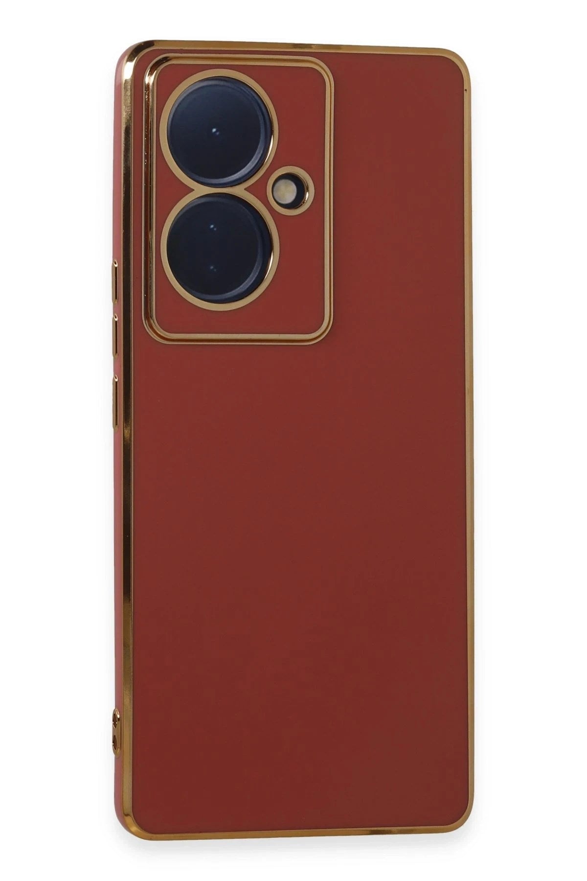 Mey İthalat® Vivo V29 Lite Kılıf Volet Silikon - Kırmızı