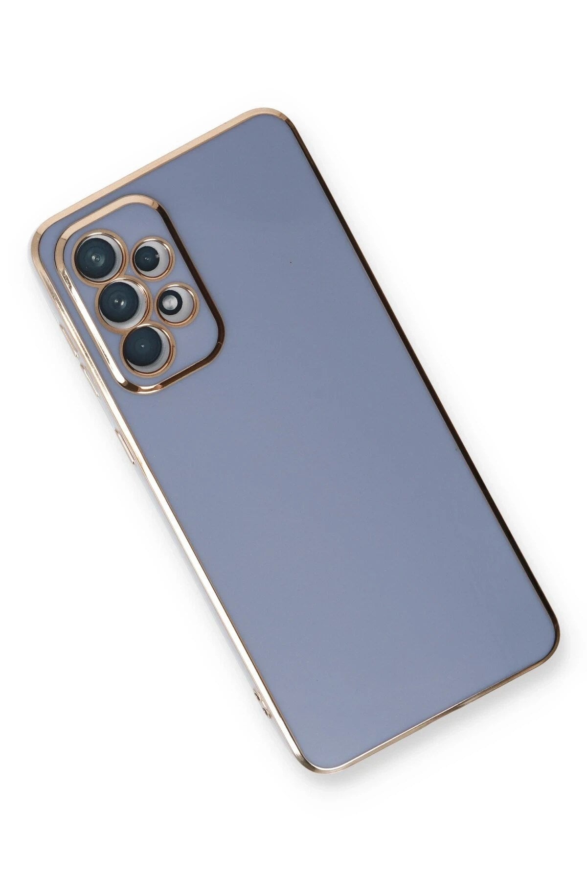 Mey İthalat® Samsung Galaxy A53 5G Kılıf Volet Silikon - Mavi