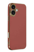 Mey İthalat® iPhone 16 Kılıf Volet Silikon - Kırmızı