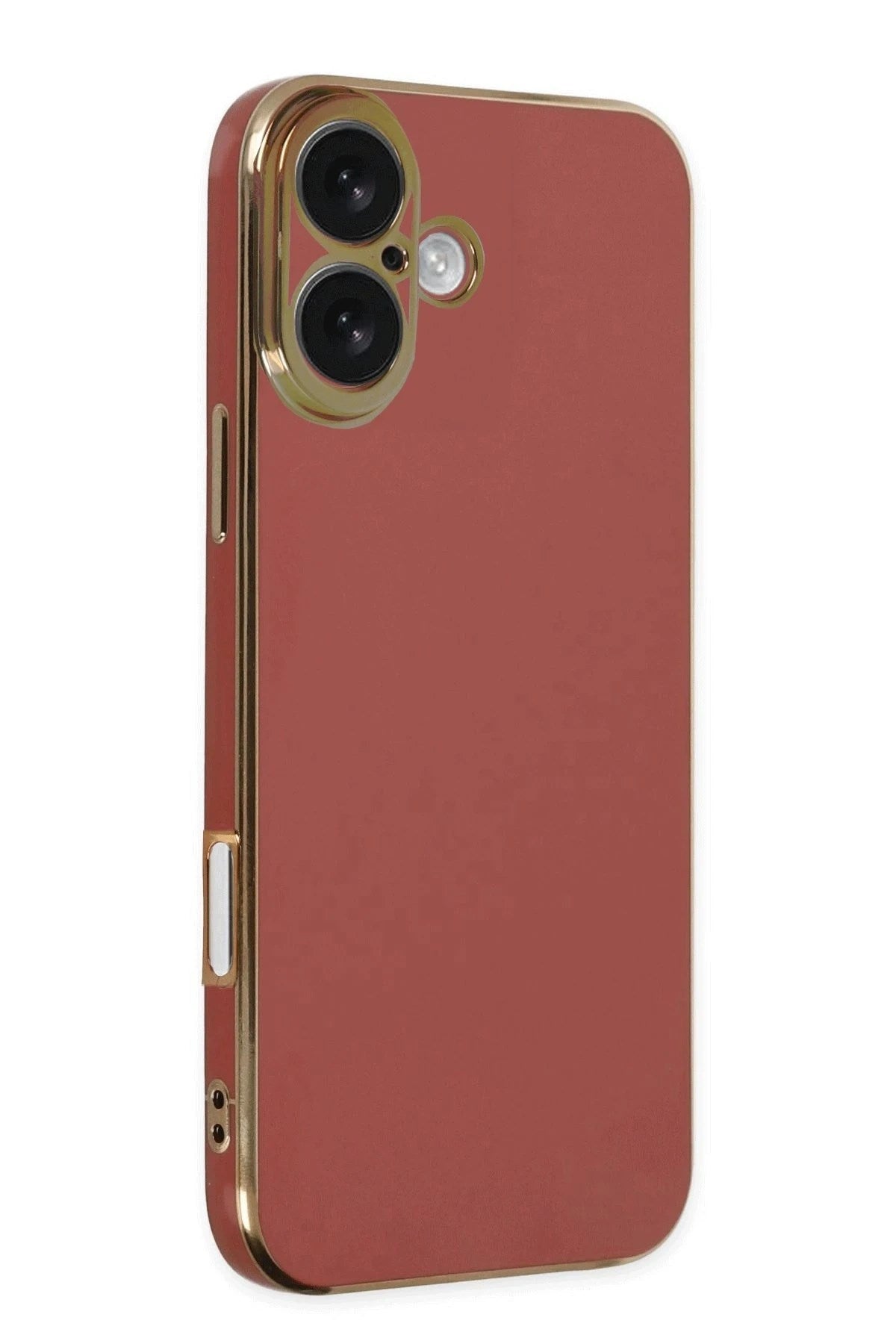Mey İthalat® iPhone 16 Kılıf Volet Silikon - Kırmızı