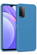 Mey İthalat® Redmi 9T Kılıf Nano içi Kadife Silikon - Mavi
