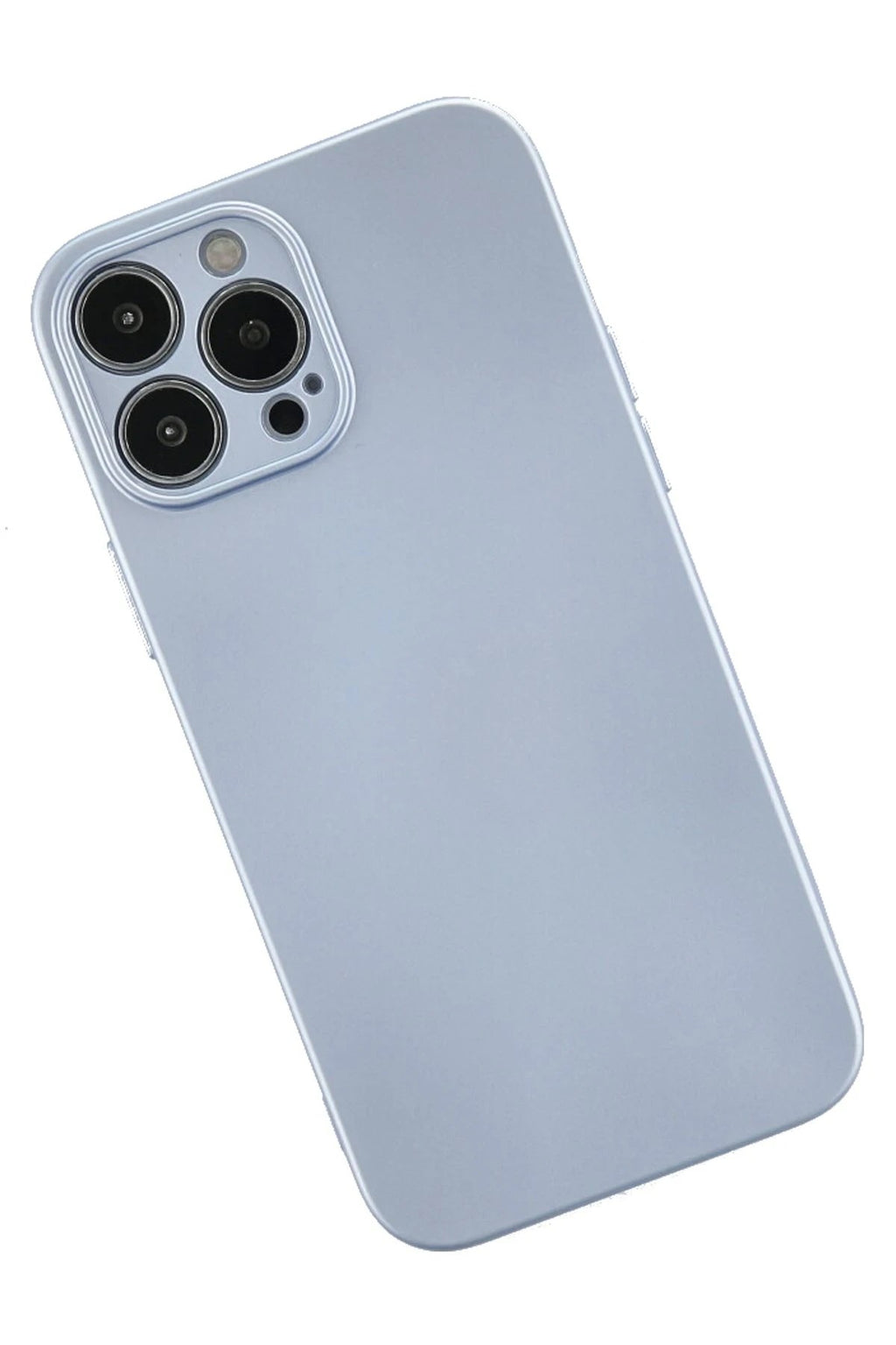 Mey İthalat® iPhone 13 Pro Max Kılıf Nano içi Kadife Silikon - Sky Blue