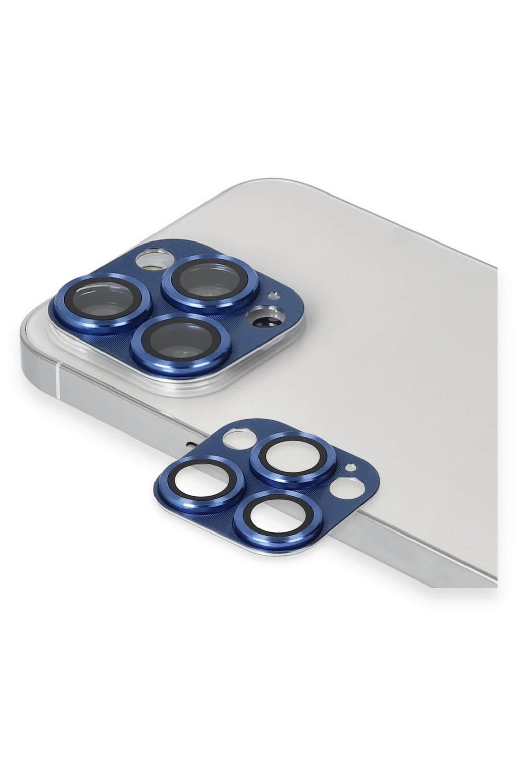 Mey İthalat® iPhone 13 Pro Max Pers Alüminyum Kamera Lens - Lacivert
