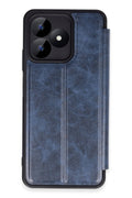 Mey İthalat® Realme Note 50 4G Kılıf Flip Cover - Lacivert