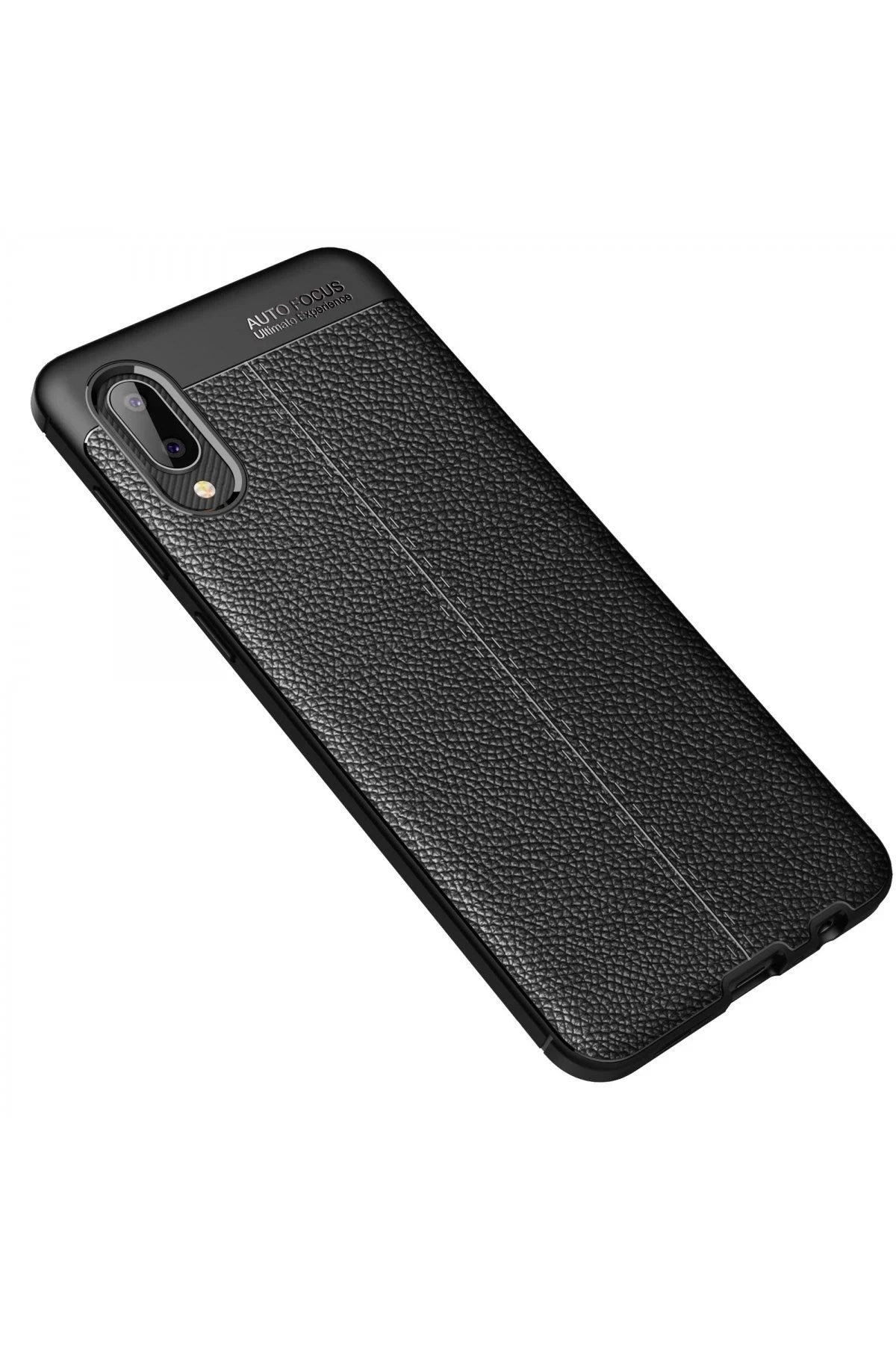 Mey İthalat® Samsung Galaxy A02 Kılıf Auto Focus Kapak - Siyah