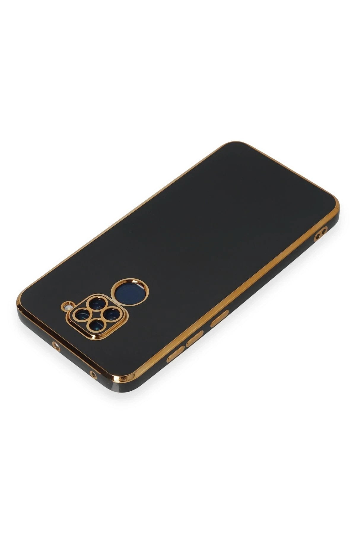Mey İthalat® Redmi Note 9 Kılıf Volet Silikon - Siyah