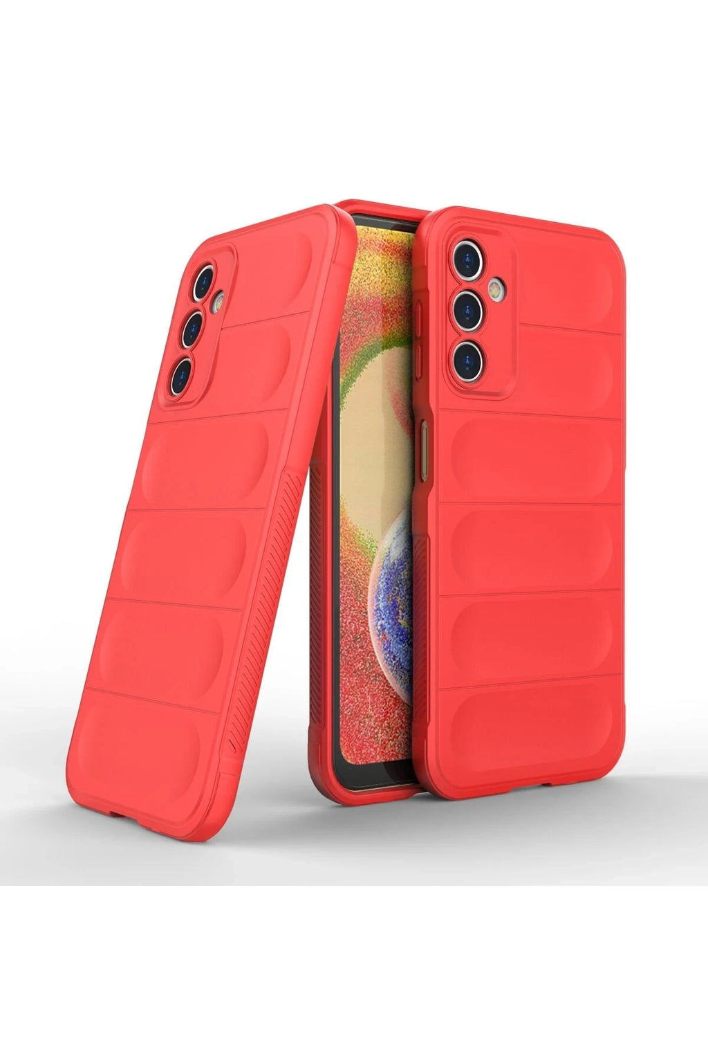 Mey İthalat® Samsung Galaxy A14 4G Kılıf Optimum Silikon - Kırmızı