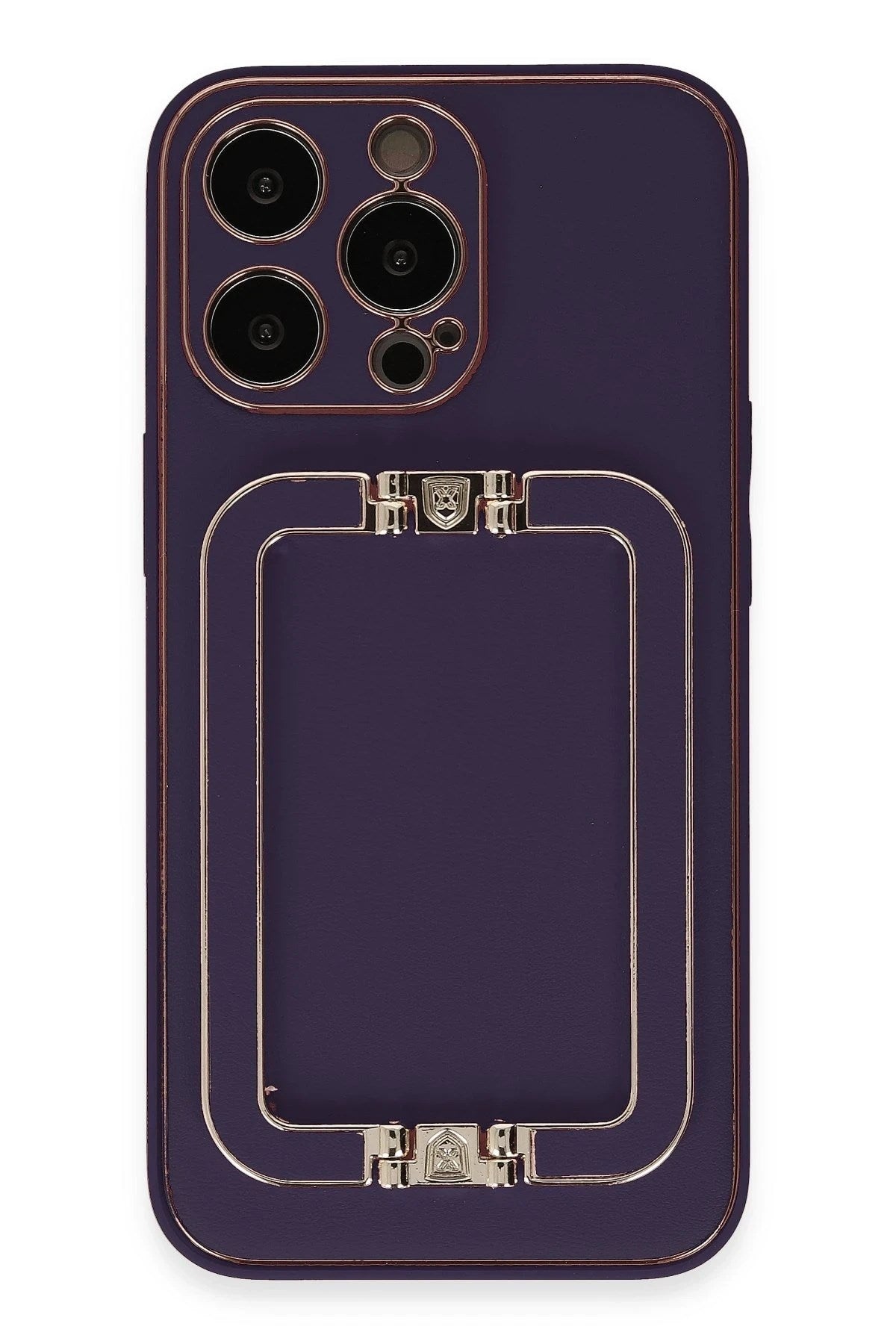 Mey İthalat® iPhone 13 Pro Max Kılıf Coco Elit Kapak - Derin Mor