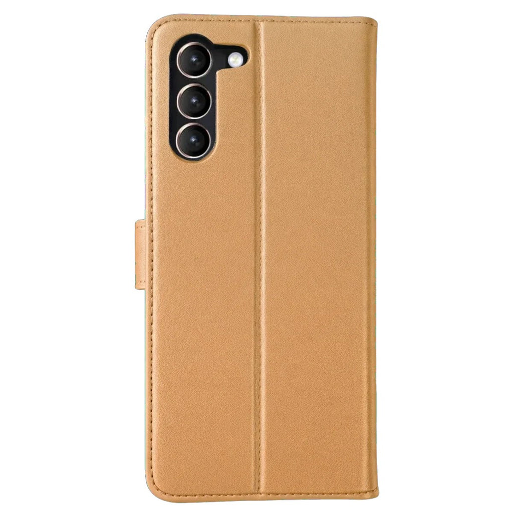Mey İthalat® Samsung Galaxy S23 Plus Trend S Plus Kapaklı Kılıf - Gold