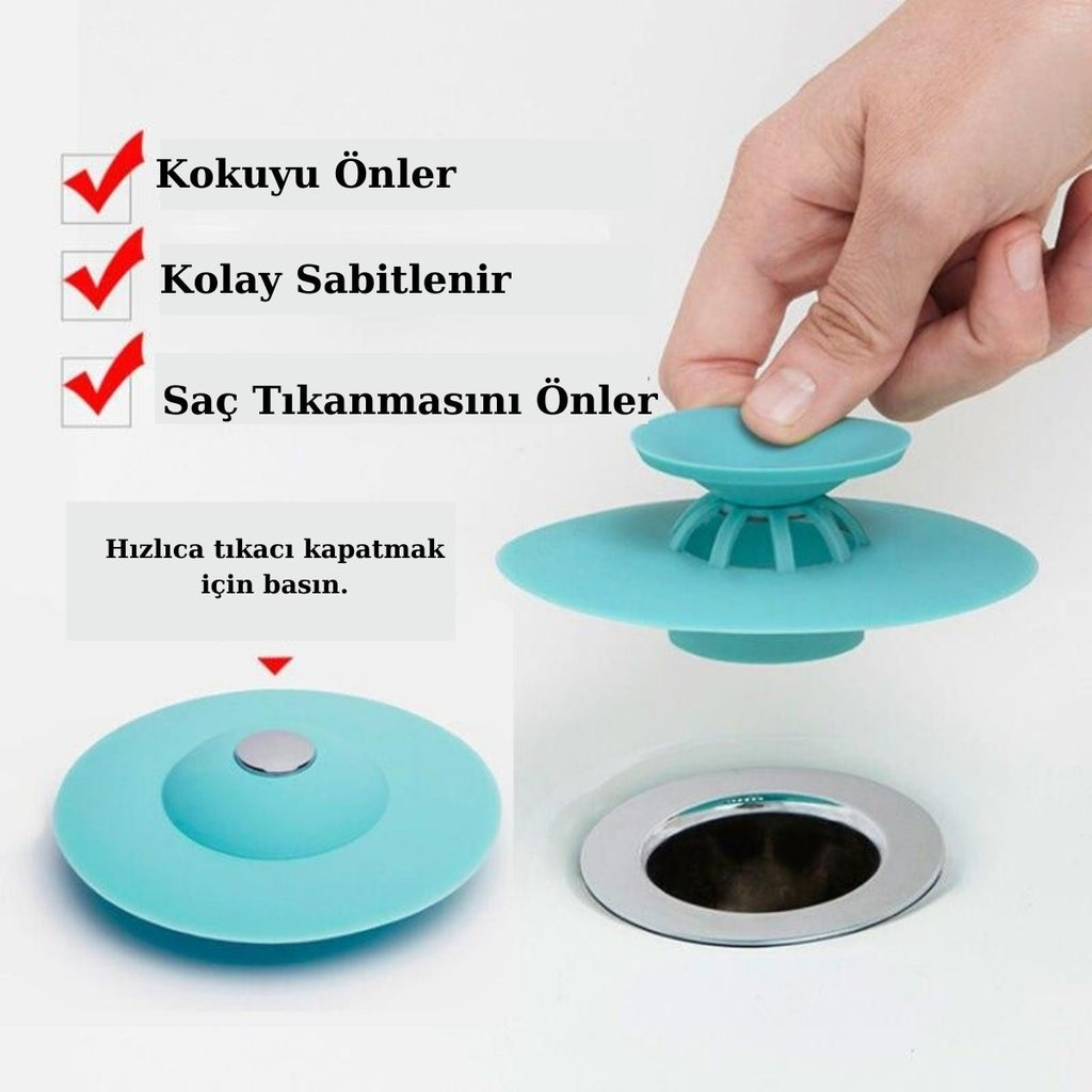 Silikon Malzeme Banyo Mutfak Gider Evye Lavabo İçine Çöp Tıpası Kaydırmaz Süzgeç Çeşitleri M