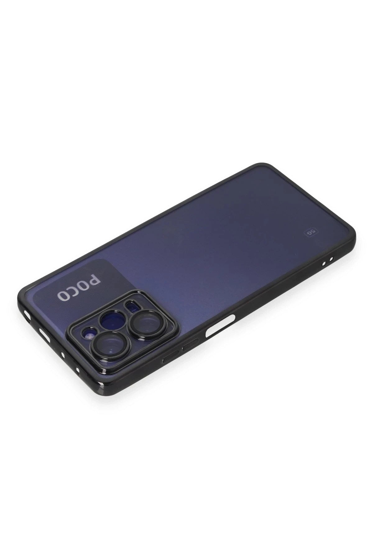 Mey İthalat® Poco X5 Pro 5G Kılıf Lensli Silikon - Siyah