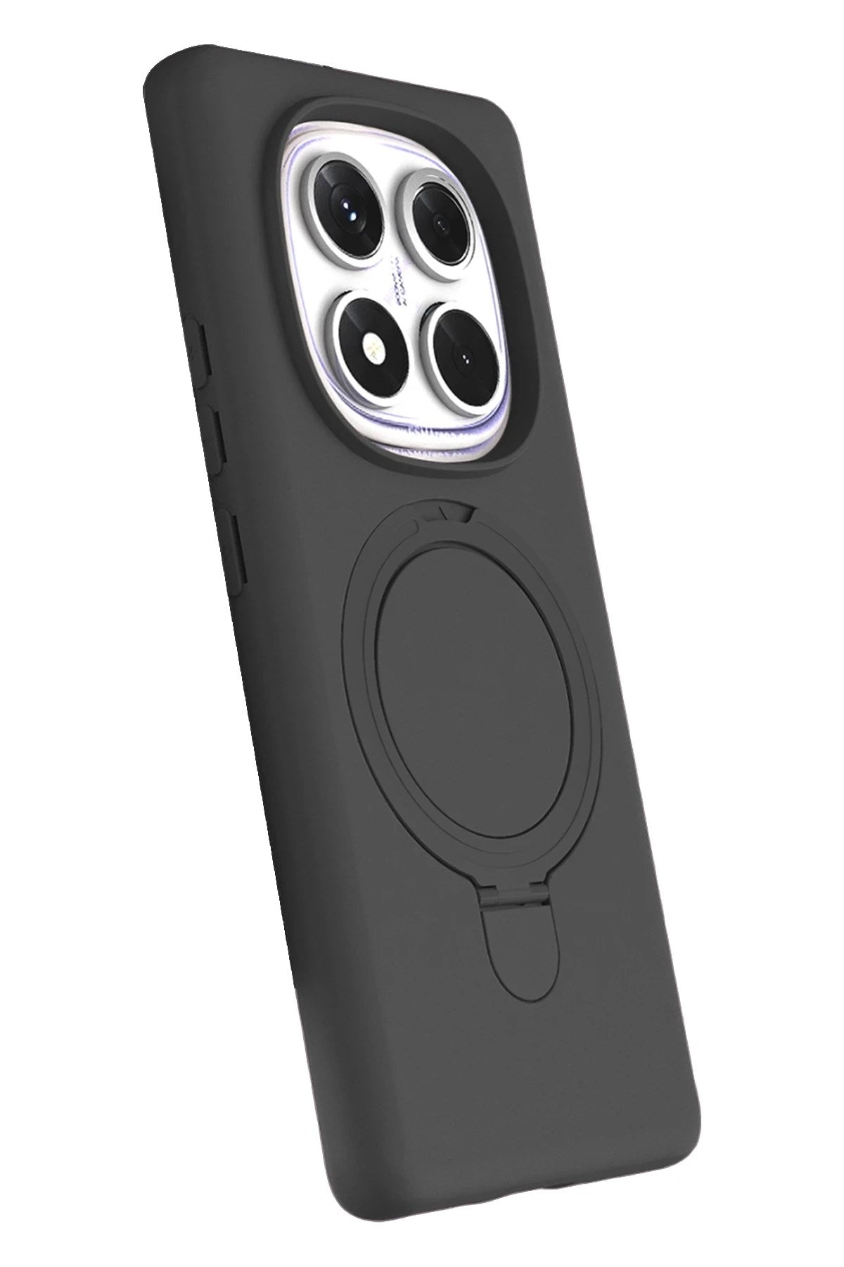Mey İthalat® Redmi Note 14 Pro 5G Regal Magsafe Standlı Kapak - Titan Gri