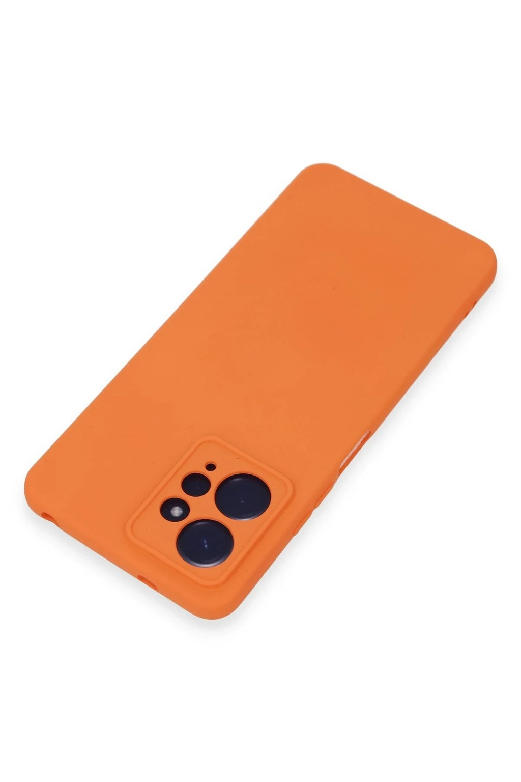 Mey İthalat® Redmi Note 12 4G Kılıf Nano içi Kadife Silikon - Turuncu