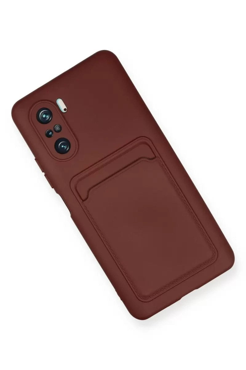 Mey İthalat® Mi 11i Kılıf Kelvin Kartvizitli Silikon - Bordo