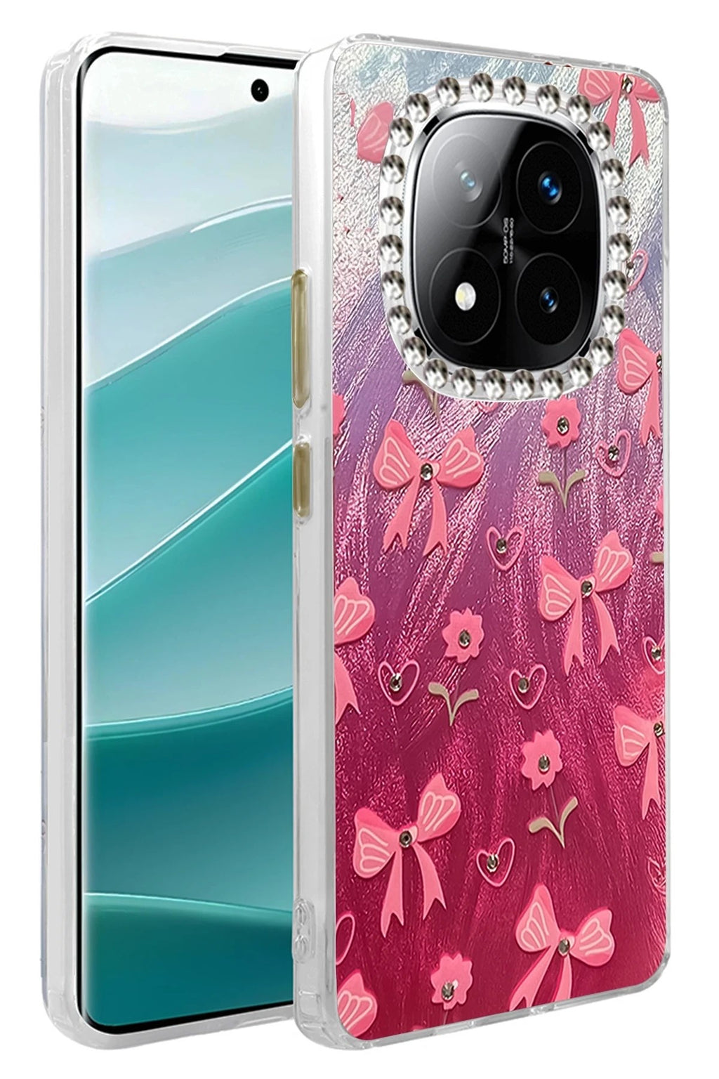 Mey İthalat® Redmi Note 14 Pro 5G Kılıf Blade Aynalı Desenli Kapak - Desen 3