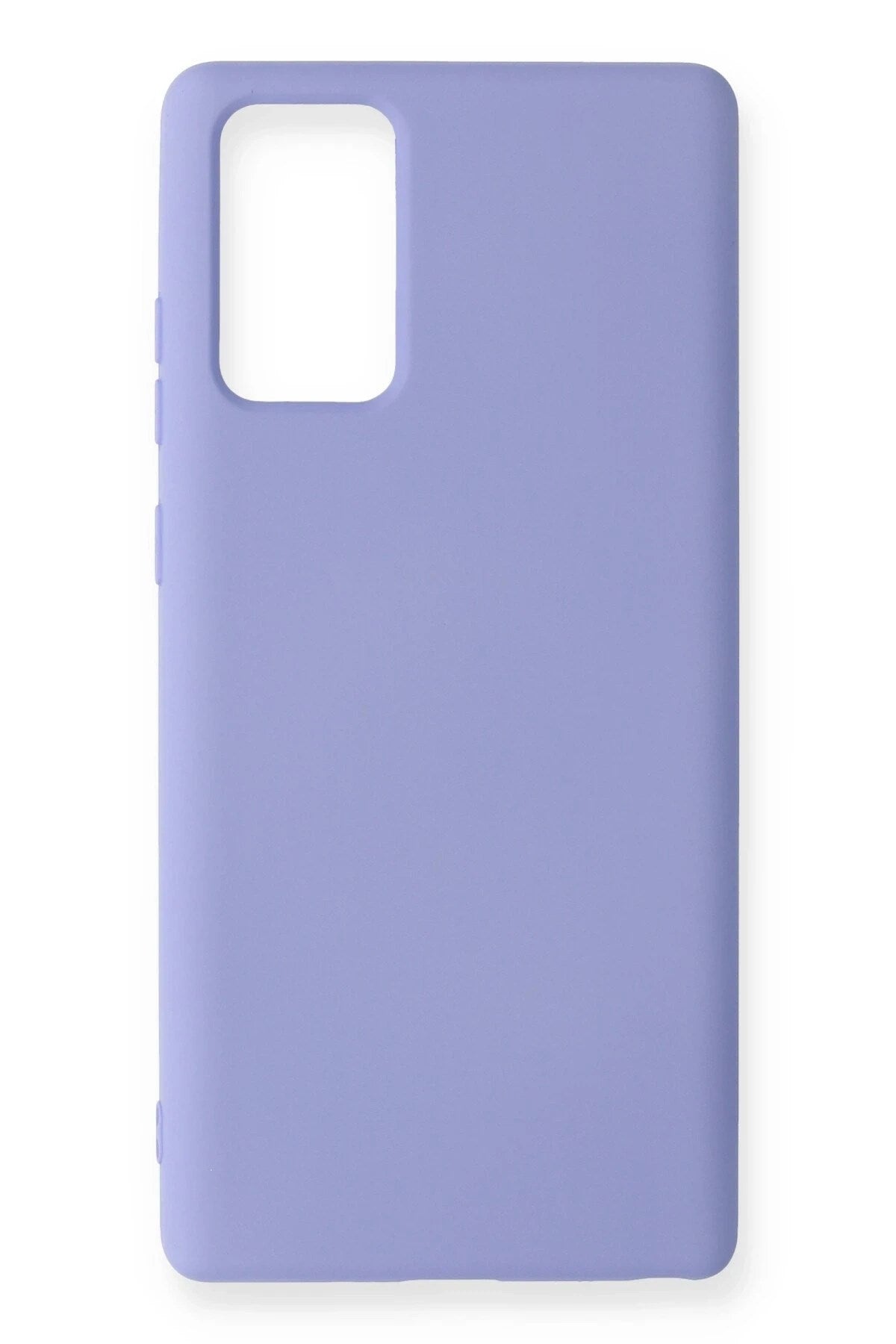 Mey İthalat® Samsung Galaxy Note 20 Kılıf Nano içi Kadife Silikon - Lila