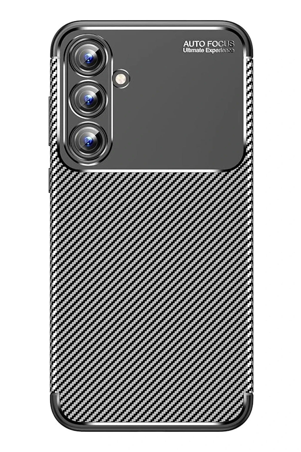 Mey İthalat® Samsung Galaxy A15 4G Kılıf Auto Focus Karbon Kapak - Siyah