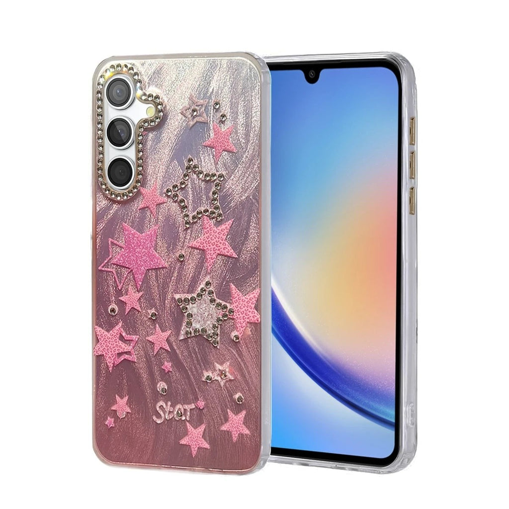 Mey İthalat® Samsung Galaxy A34 5G Kılıf Blade Aynalı Desenli Kapak - Desen 7