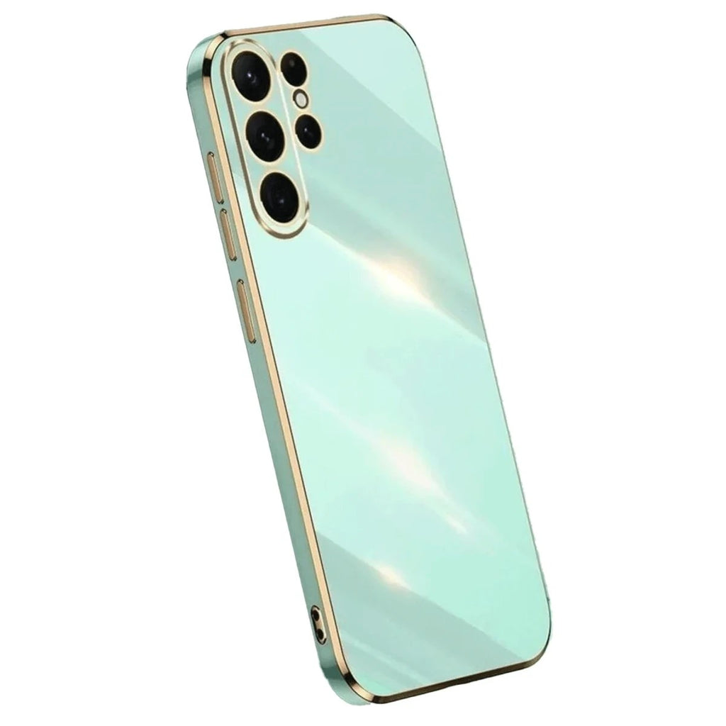 Mey İthalat® Samsung Galaxy S25 Ultra Kılıf Volet Silikon - Açık Yeşil