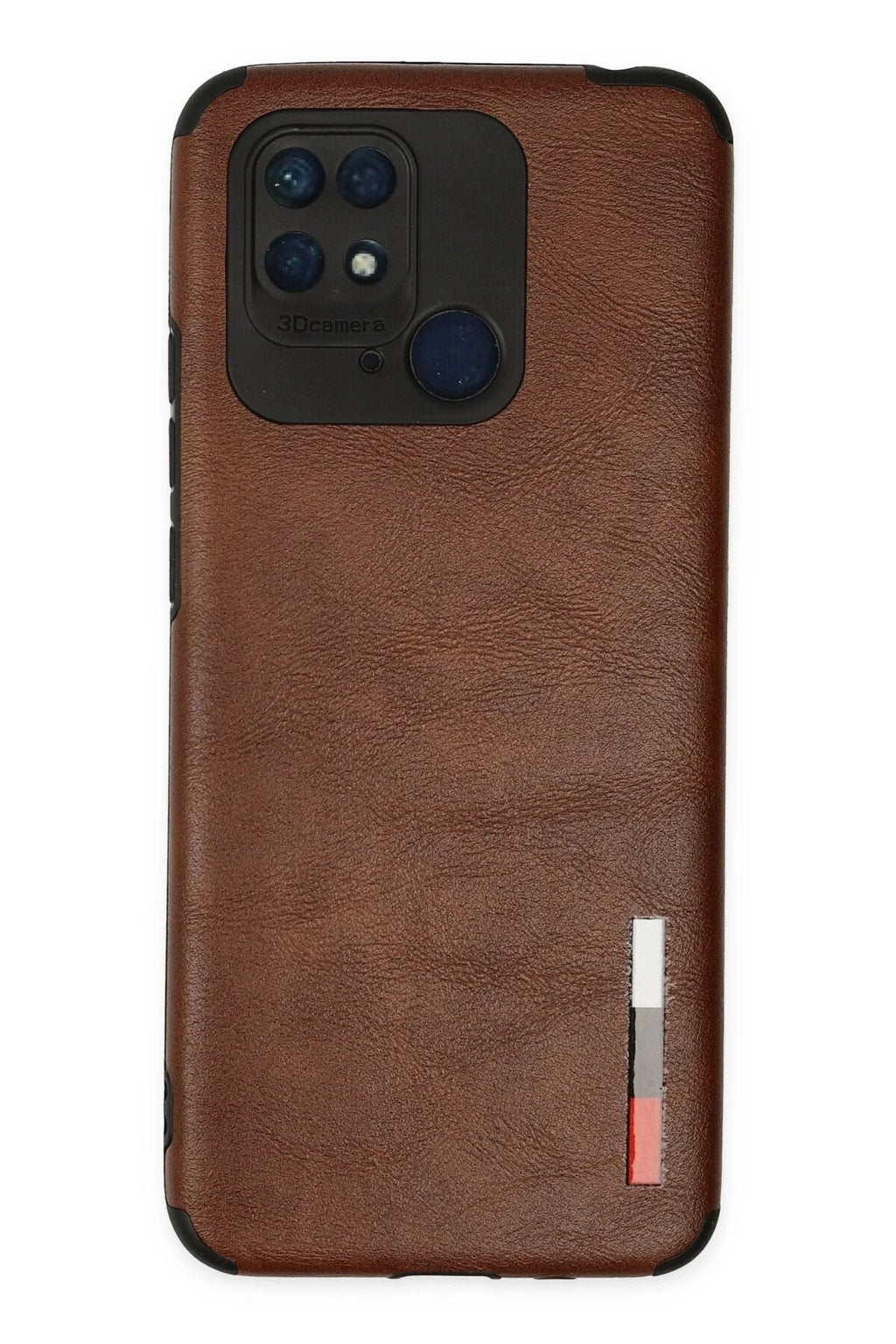 Mey İthalat® Redmi 10C Kılıf Loop Deri Silikon - Kahverengi