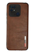 Mey İthalat® Redmi 10C Kılıf Loop Deri Silikon - Kahverengi