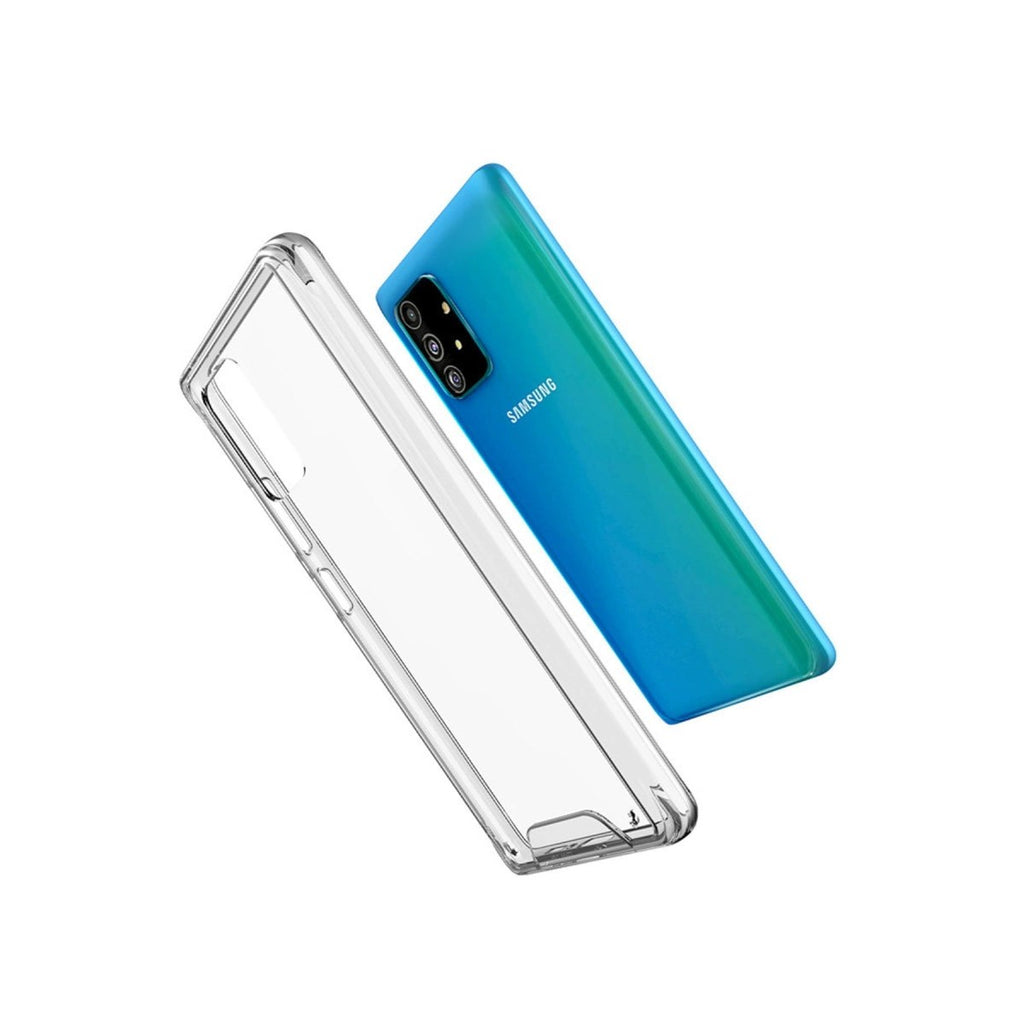 Mey İthalat® Samsung Galaxy A91 / S10 Lite Kılıf Lüx Şeffaf Silikon