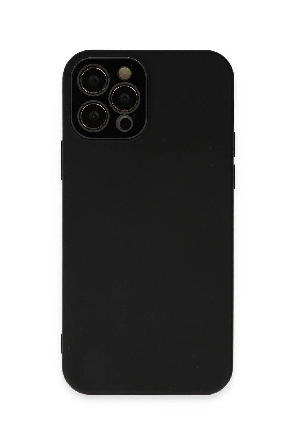 Mey İthalat® iPhone 12 Pro Max Kılıf Lansman Glass Kapak - Siyah