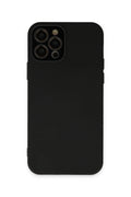 Mey İthalat® iPhone 12 Pro Max Kılıf Lansman Glass Kapak - Siyah