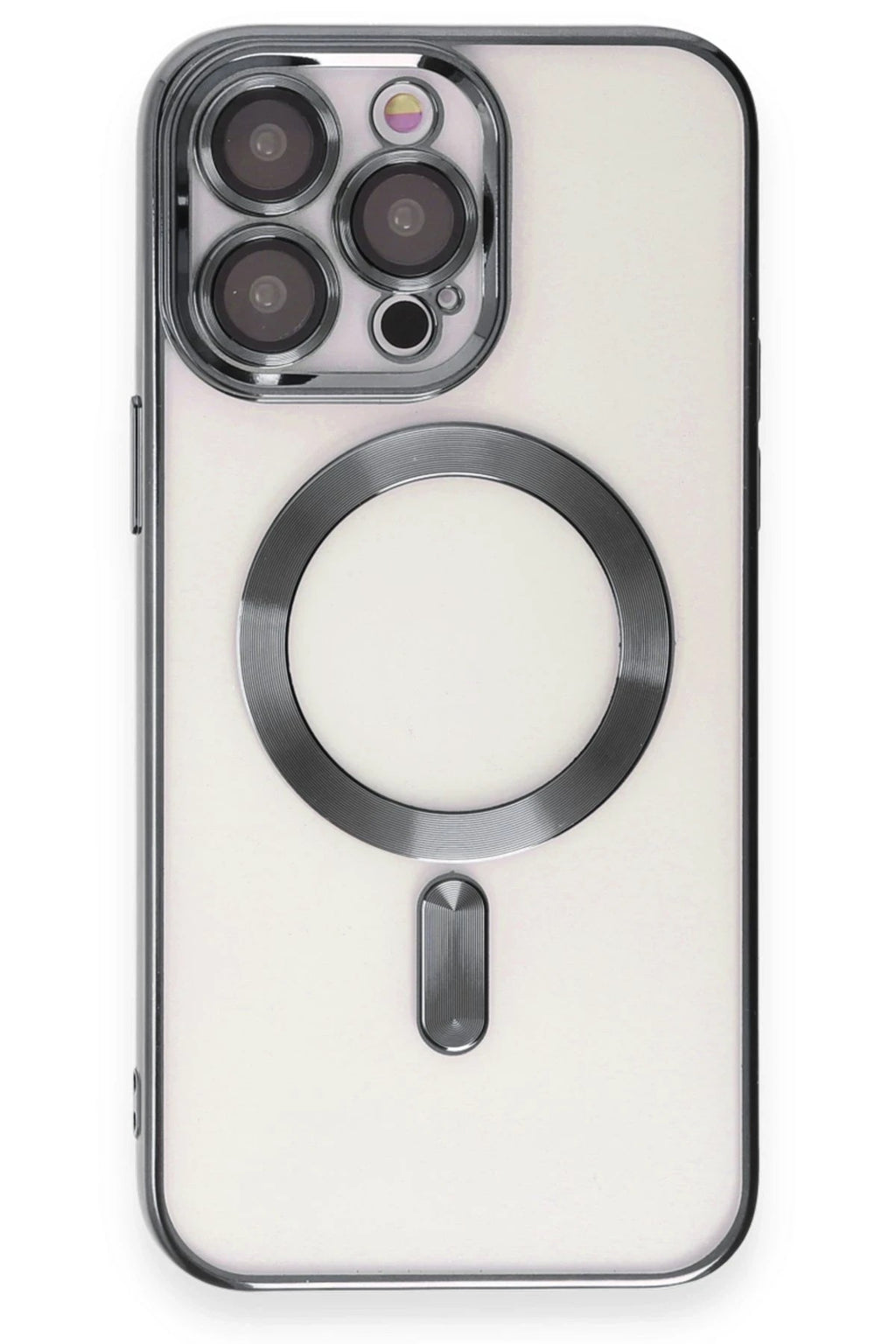 Mey İthalat® iPhone 15 Pro Max Kılıf Kross Magneticsafe Kapak - Titan Gri