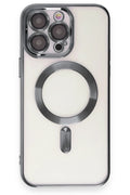 Mey İthalat® iPhone 15 Pro Max Kılıf Kross Magneticsafe Kapak - Titan Gri