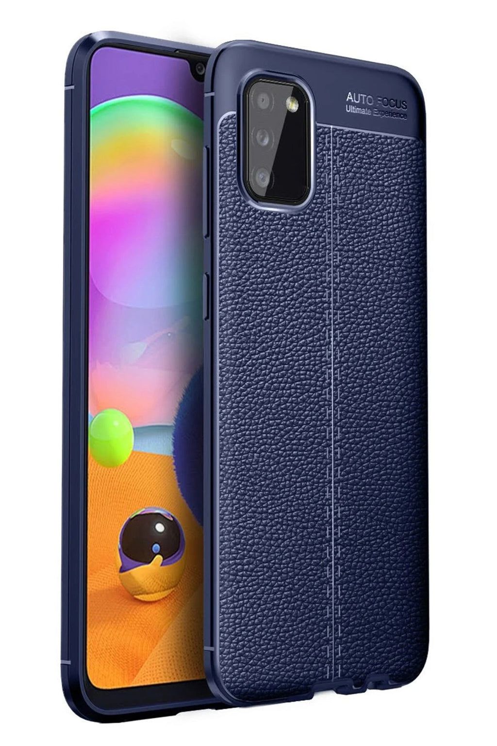 Mey İthalat® Samsung Galaxy A02S Kılıf Auto Focus Kapak - Lacivert
