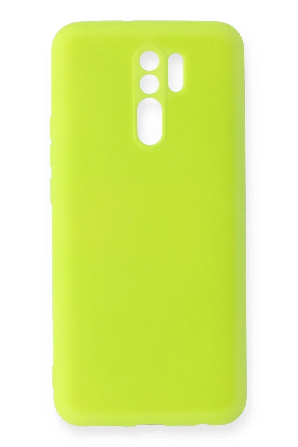 Mey İthalat® Redmi 9 Kılıf Nano içi Kadife Silikon - Sarı
