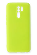 Mey İthalat® Redmi 9 Kılıf Nano içi Kadife Silikon - Sarı
