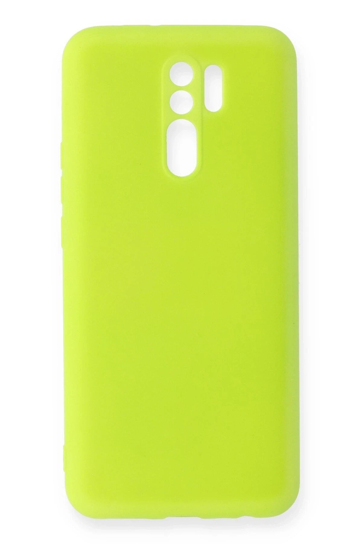 Mey İthalat® Redmi 9 Kılıf Nano içi Kadife Silikon - Sarı