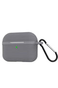 Mey İthalat® Airpods Pro 3 (3.nesil) Raven Silikon Kılıf - Gri