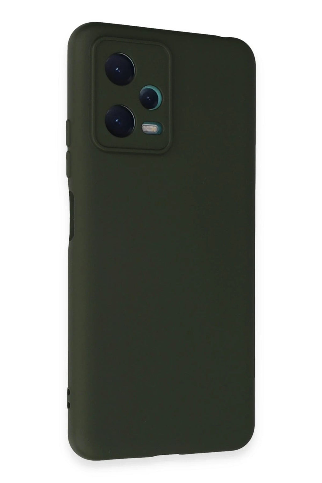 Mey İthalat® Redmi Note 12 5G Kılıf Nano içi Kadife Silikon - Koyu Yeşil