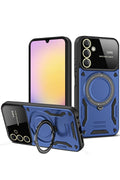 Mey İthalat® Samsung Galaxy A05S Kılıf Joy Lens Standlı Kapak - Lacivert