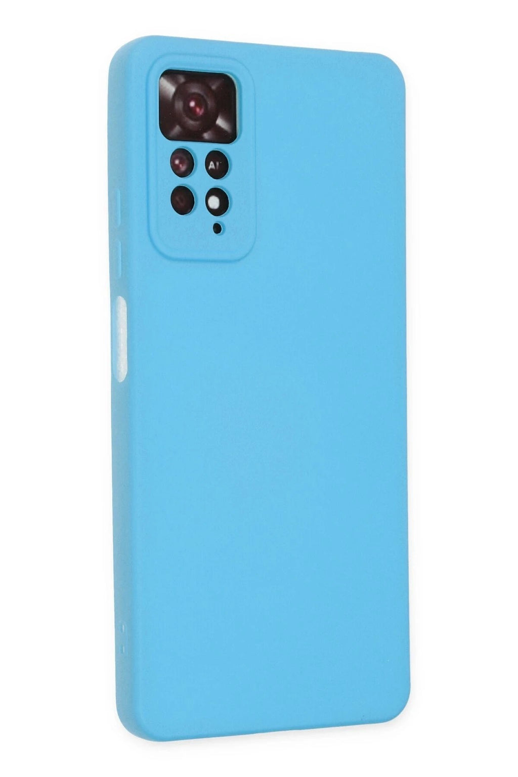 Mey İthalat® Redmi Note 11 Pro Kılıf Nano içi Kadife Silikon - Mavi