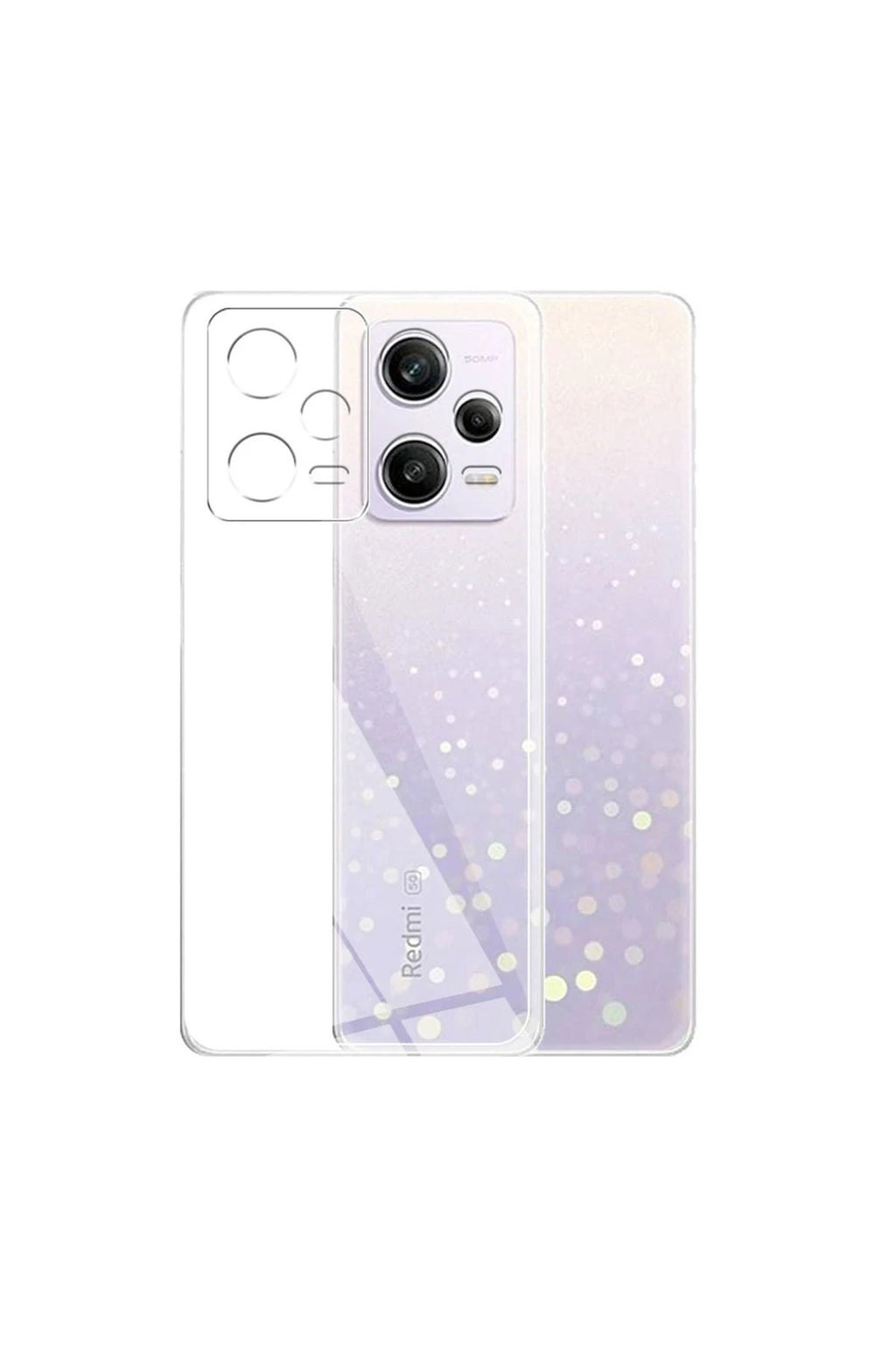 Mey İthalat® Redmi Note 12 5G Kılıf Lüx Şeffaf Silikon