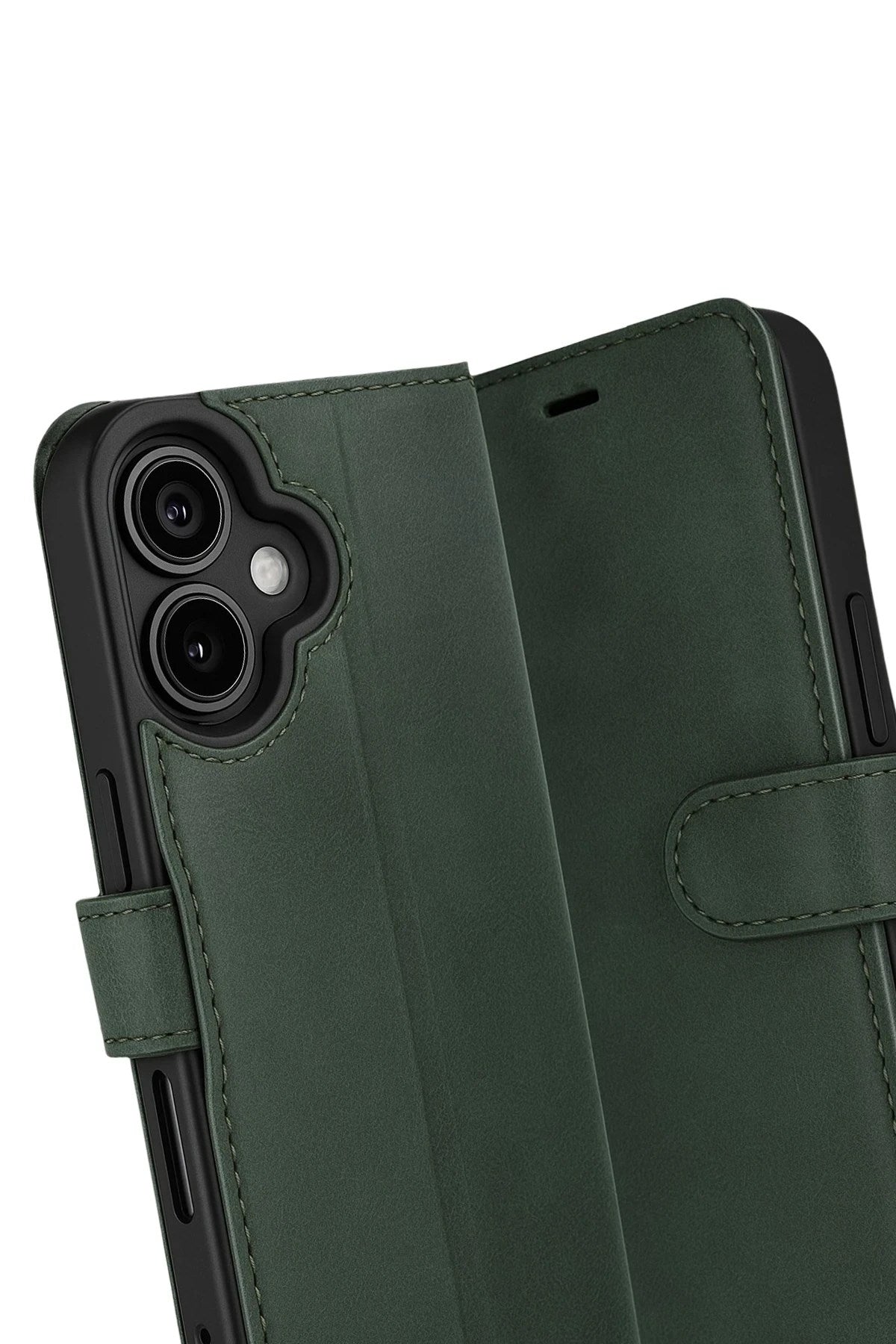 Mey İthalat® iPhone 17 Trend S Plus Kapaklı Kılıf - Yeşil
