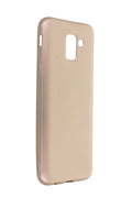 Mey İthalat® Samsung Galaxy J6 Kılıf First Silikon - Gold