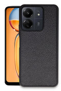 Mey İthalat® Redmi 13C Kılıf Aras Deri Kapak - Siyah