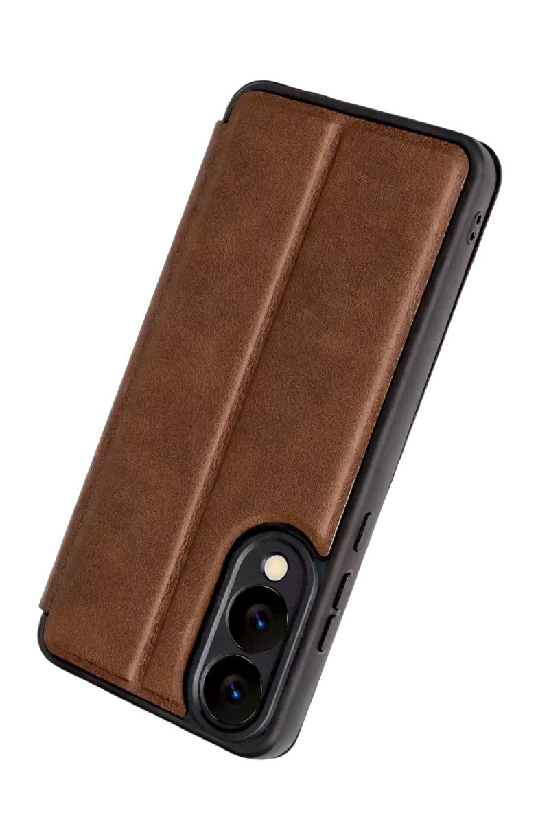 Mey İthalat® Samsung Galaxy S25 Edge Flip Cover - Taba