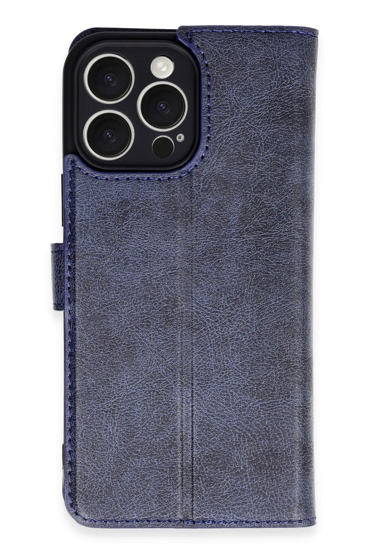 Mey İthalat® iPhone 16 Pro Max Kılıf Trend S Plus Kapaklı Kılıf - Lacivert