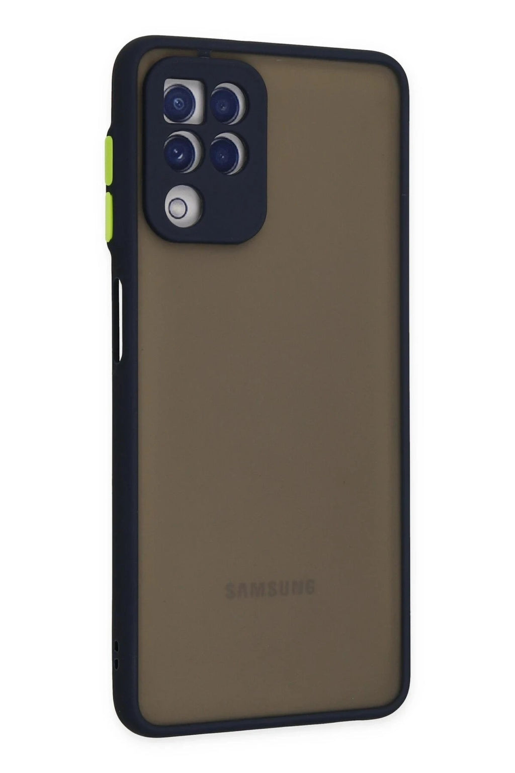 Mey İthalat® Samsung Galaxy A22 Kılıf Montreal Silikon Kapak - Lacivert