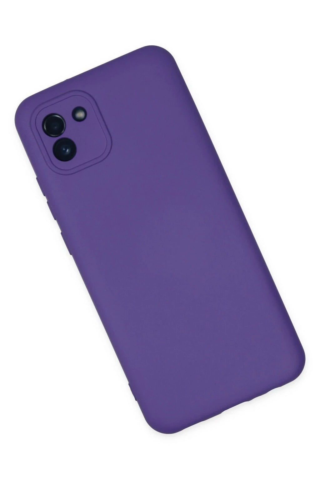 Mey İthalat® Samsung Galaxy A03 Kılıf Nano içi Kadife Silikon - Mor