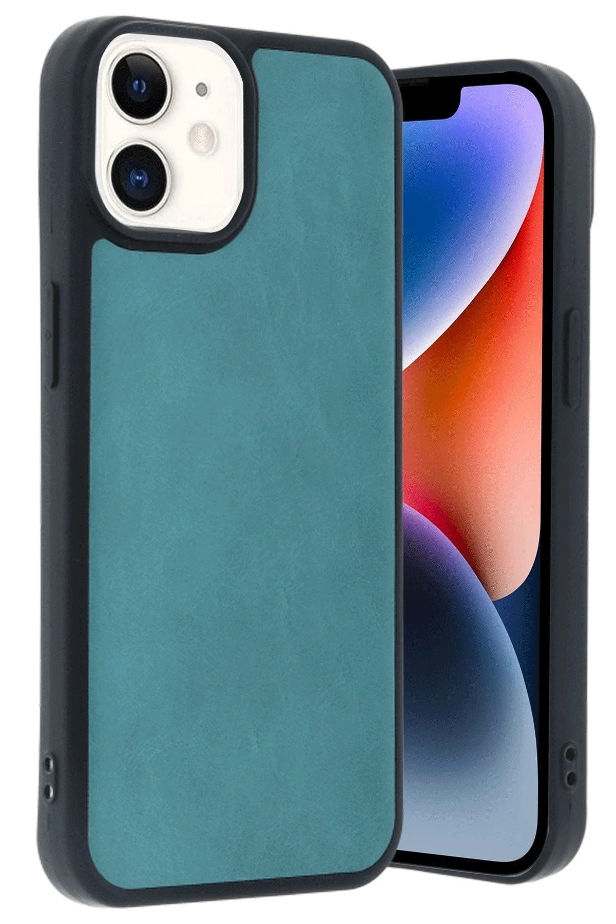 Mey İthalat® iPhone 11 Kılıf Aras Deri Kapak - Açık Yeşil